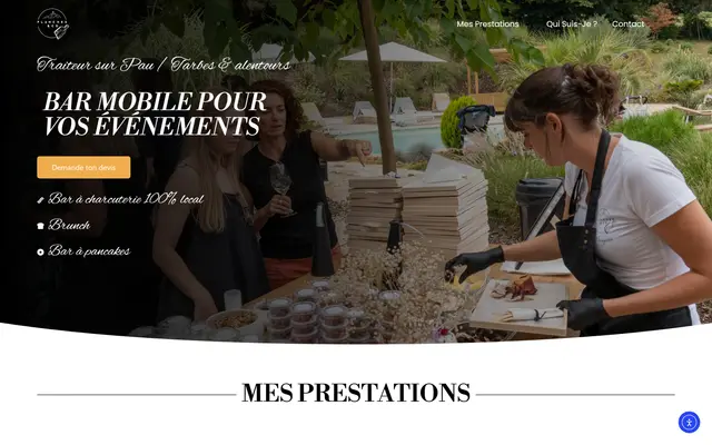 Page d'accueil du site Planches & Co