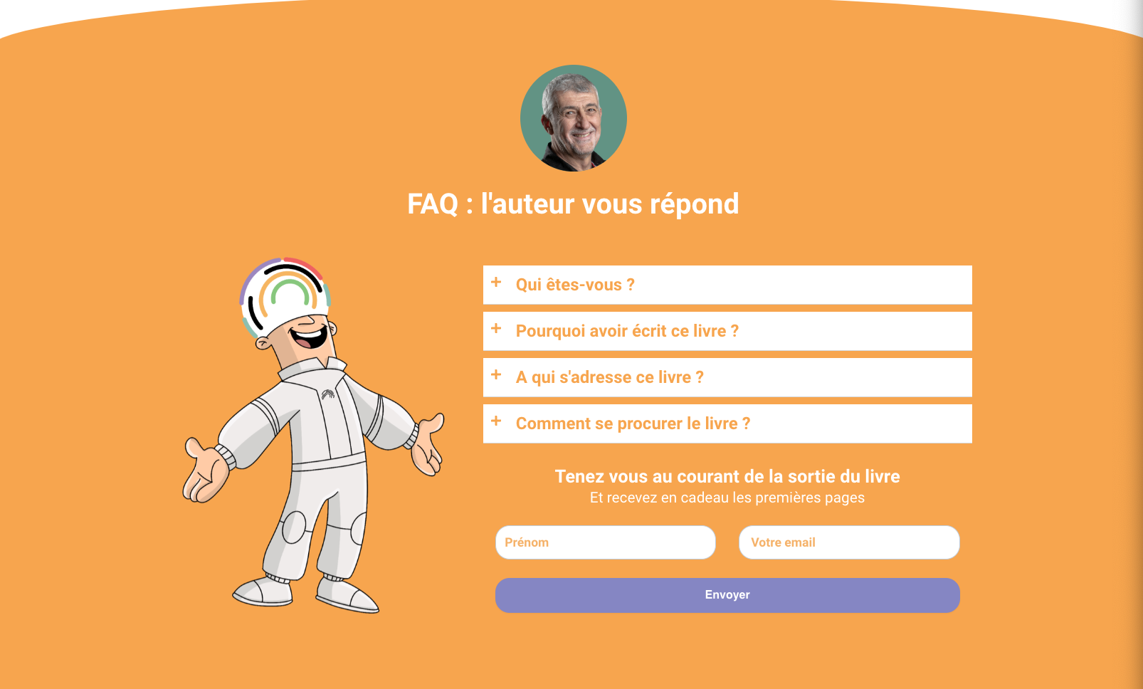 Screenshot faq du site https://relationaute.com